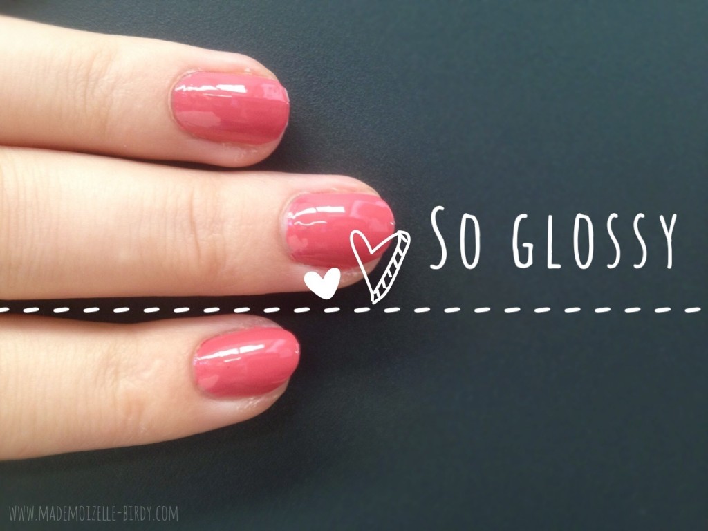 vernis sephora L20 glossy pink mademoizelle-birdy