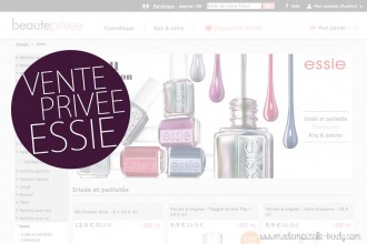 Vente privée vernis à ongles ESSIE