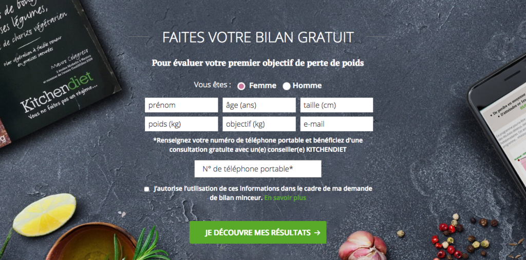 bilan kitchendiet